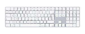 Apple Magic Keyboard with Numeric Keypad - Keyboard - QWERTY - White